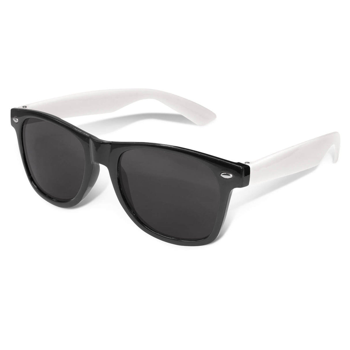 Malibu Premium Sunglasses With White Arms - Printed