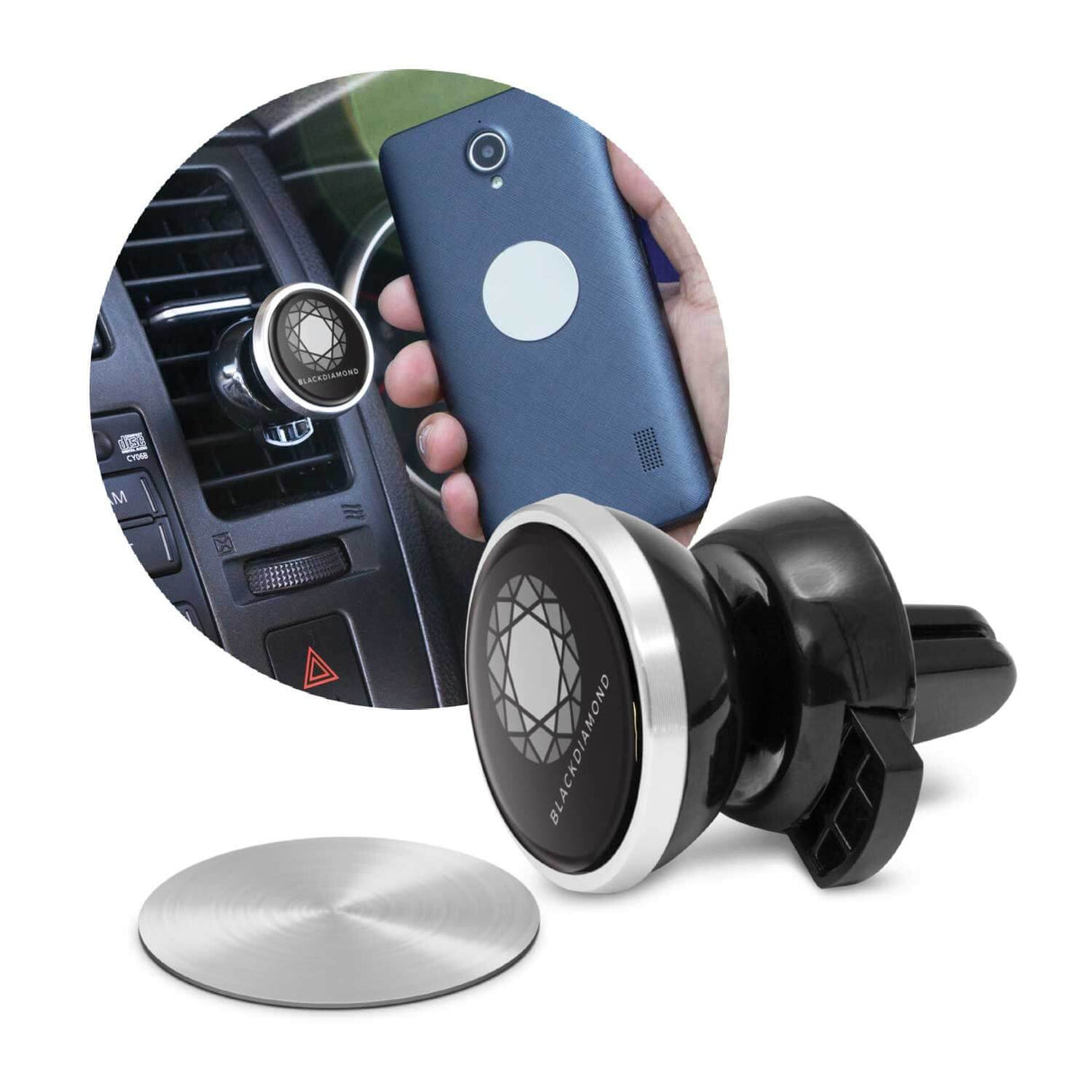 Magnetic Phone Holder - Resin Coated Finish