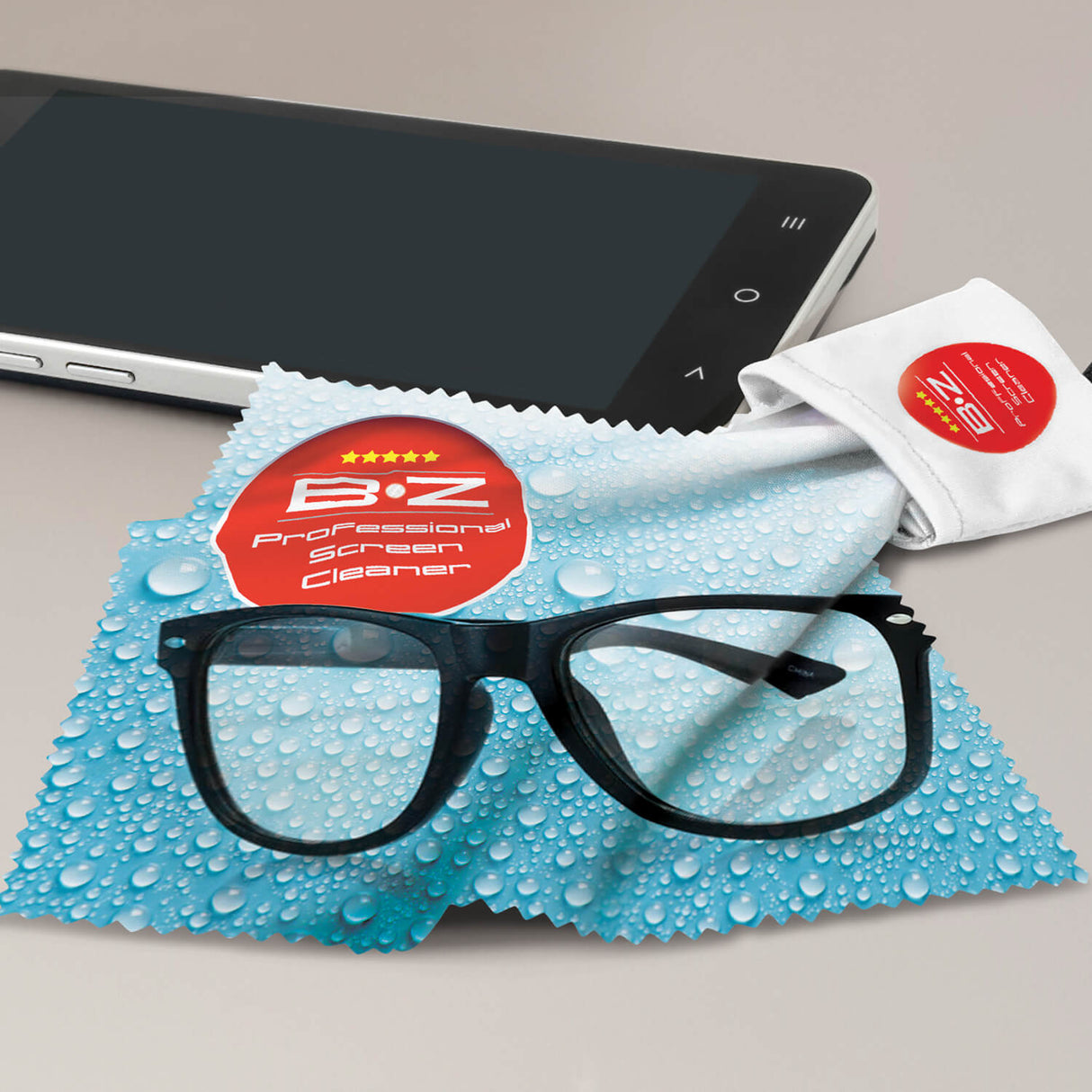 Biz Screen Cleaner with Clip - Printed