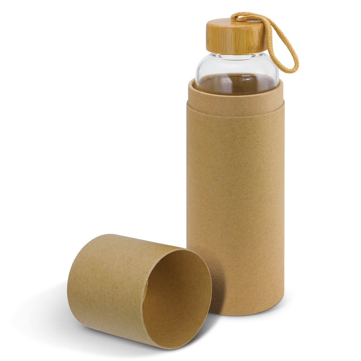 Pure Glass Drink Bottle 600ml - Imitation Etch