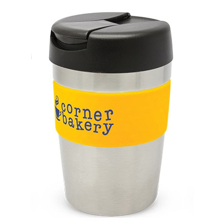 Java Vacuum Coffee Cup 340ml - Printed