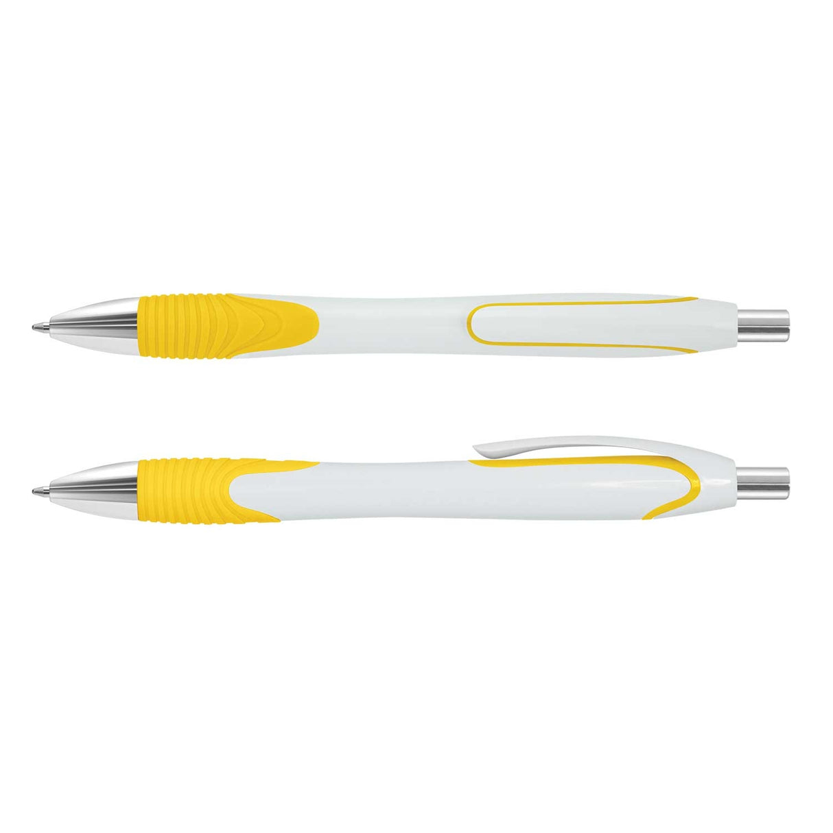 Retractable Contour Plastic Ball Pen