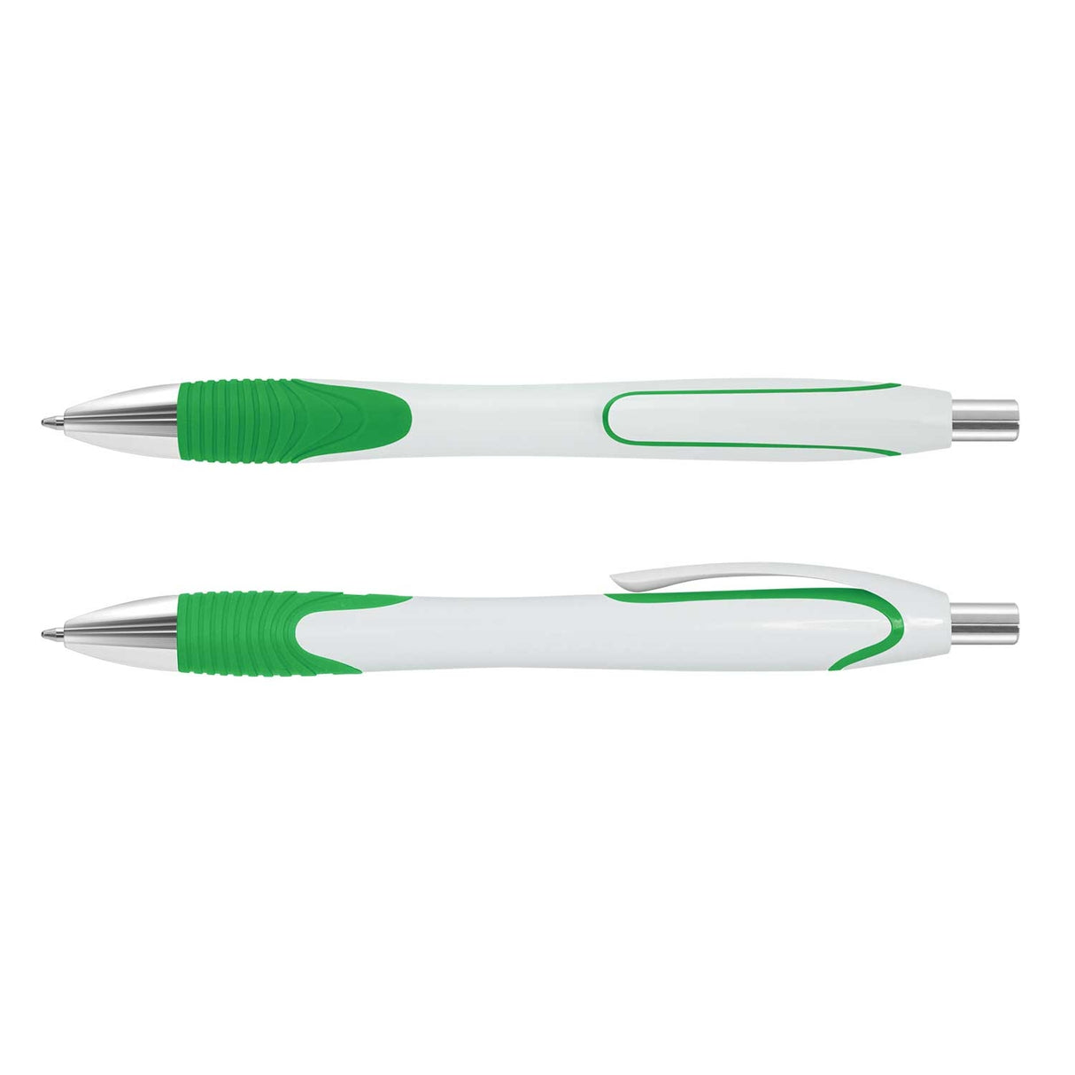 Retractable Contour Plastic Ball Pen