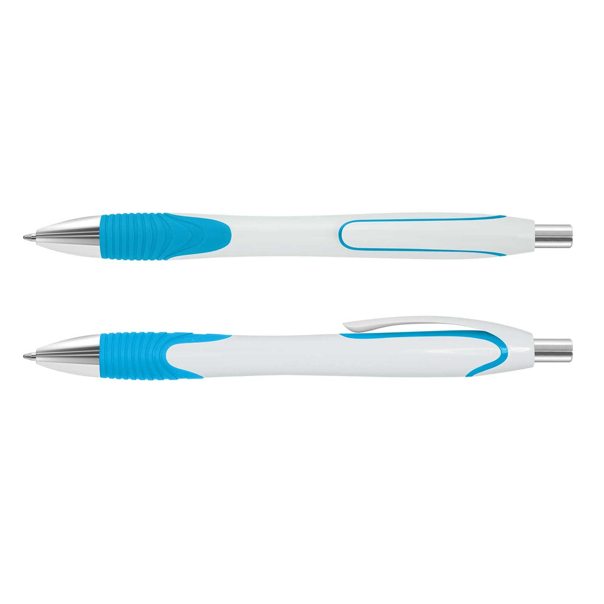 Retractable Contour Plastic Ball Pen