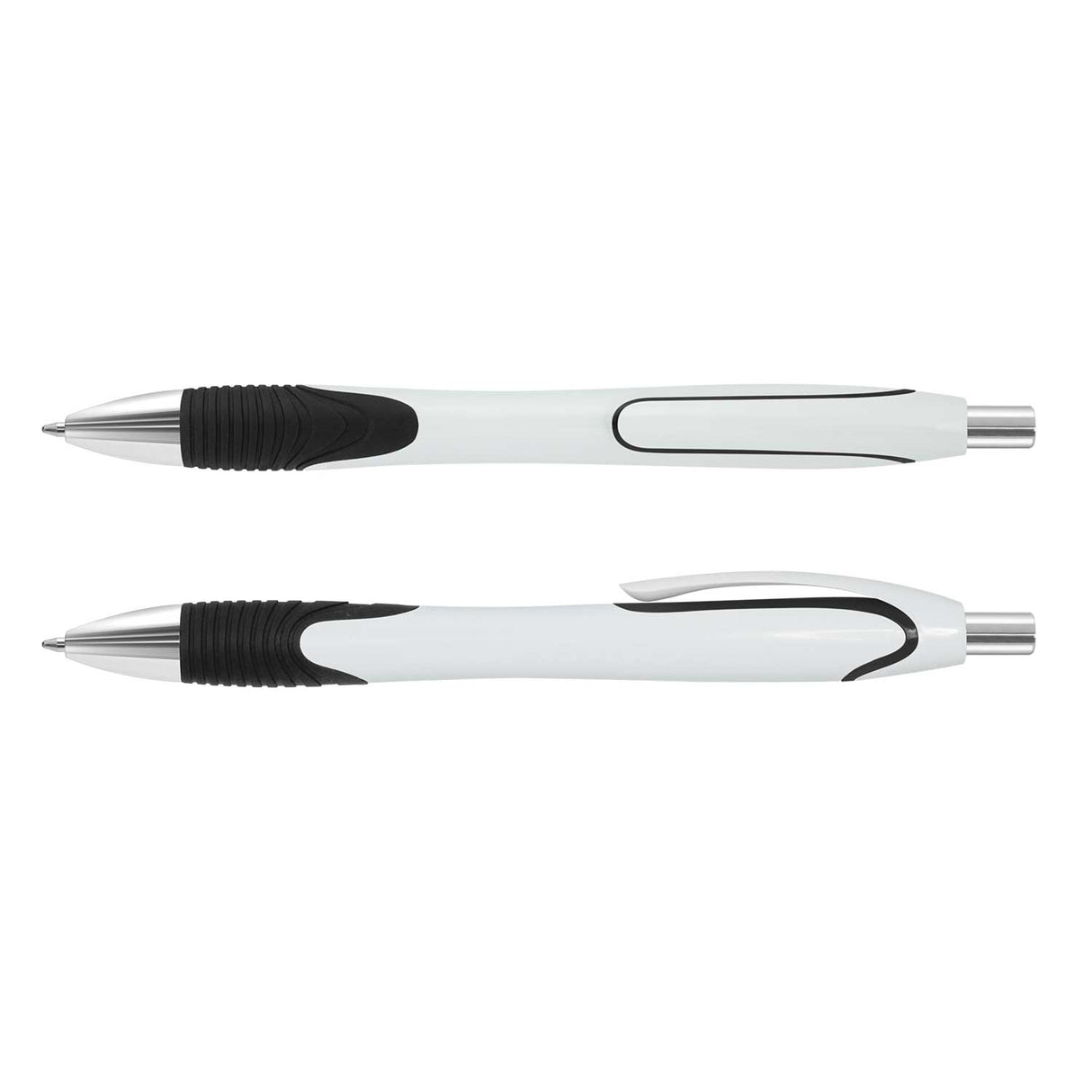 Retractable Contour Plastic Ball Pen