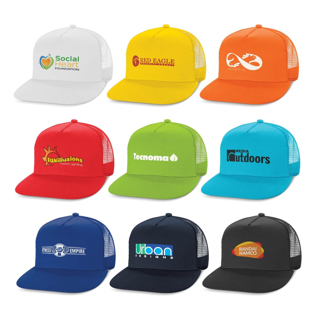 Impala Flat Peak Mesh Cap - Embroidered