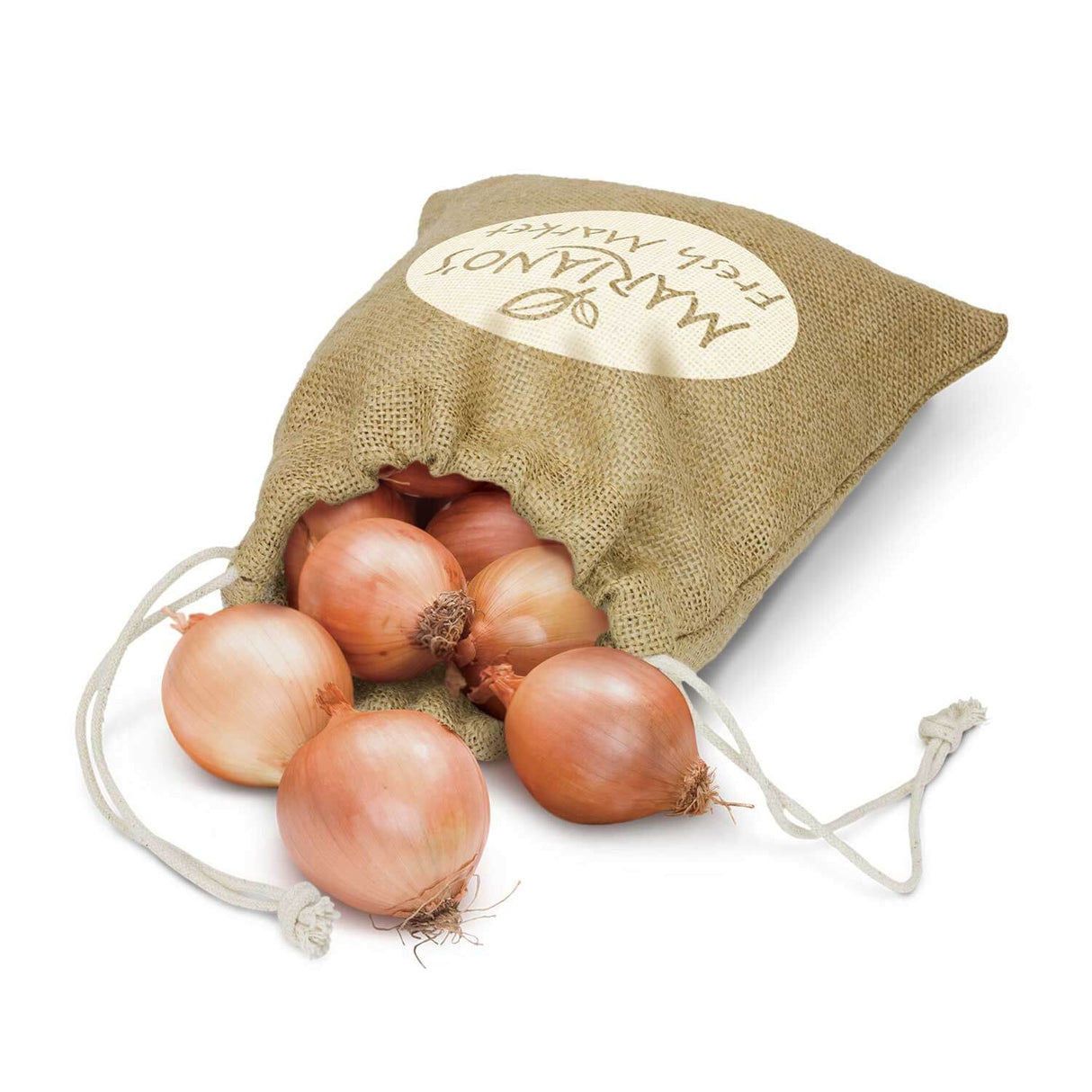 Jute Produce Bag Medium - Printed