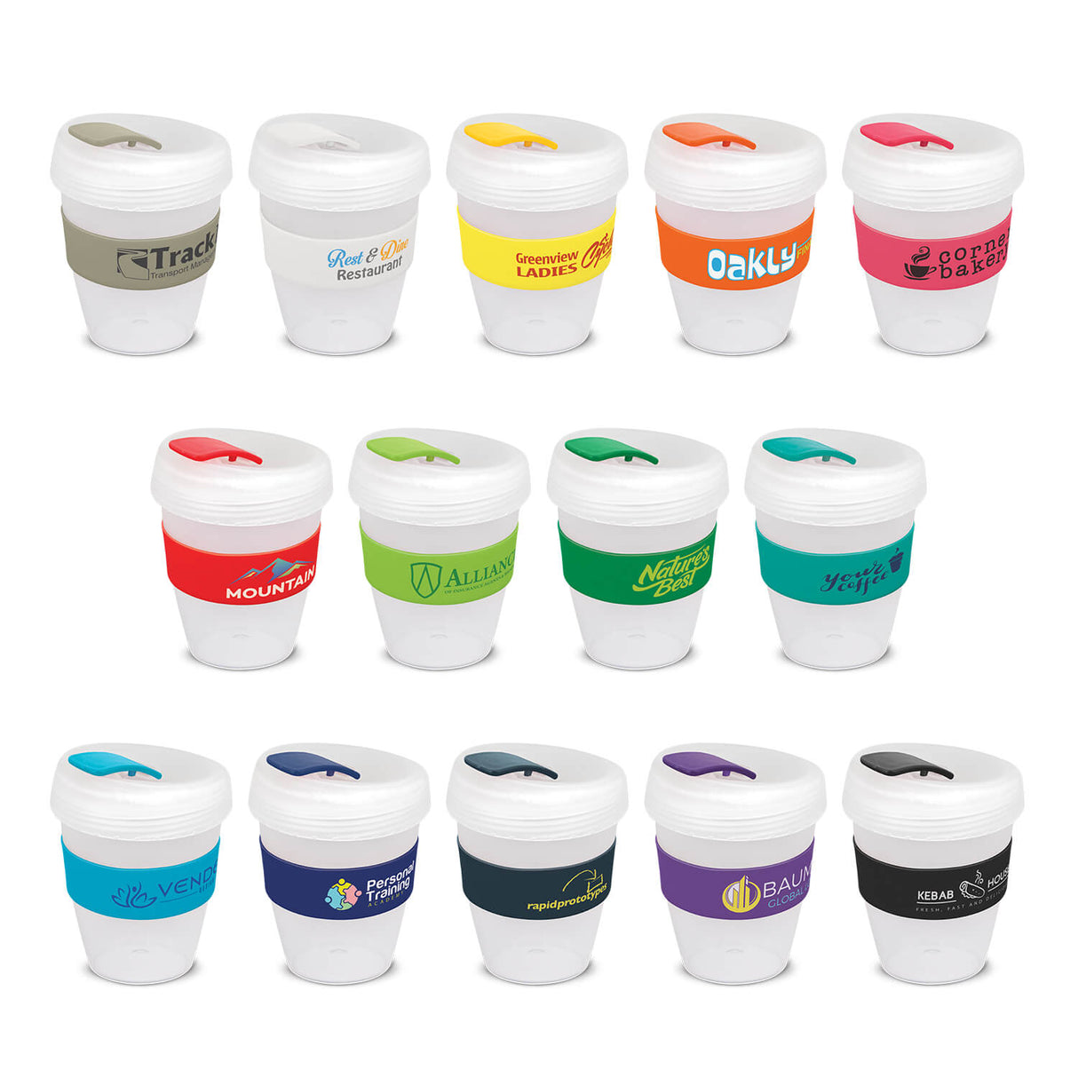 Reusable Cup Deluxe Frosted 350ml - Printed