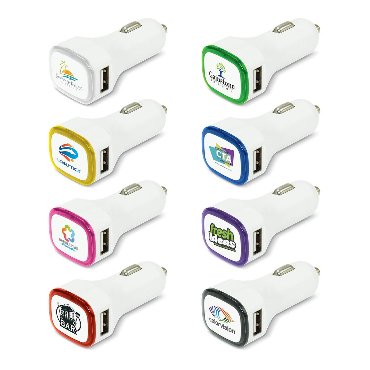 Zodiac Car Charger - Printed
