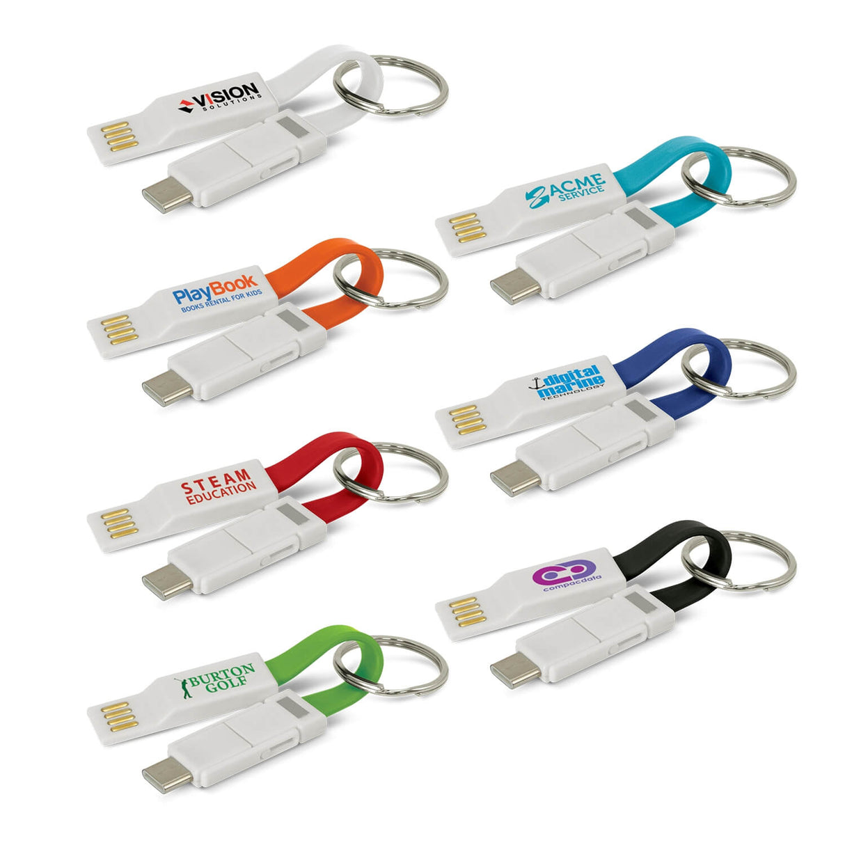 Electron 3-in-1 Charging Cable - Printed