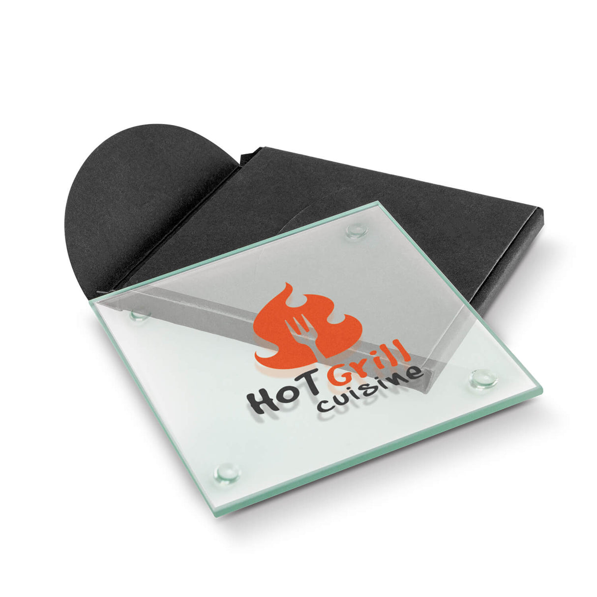 Venice Single Glass Coaster Square