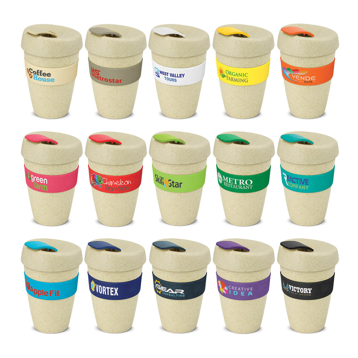 Express Cup Double Wall Natura 340ml - Printed