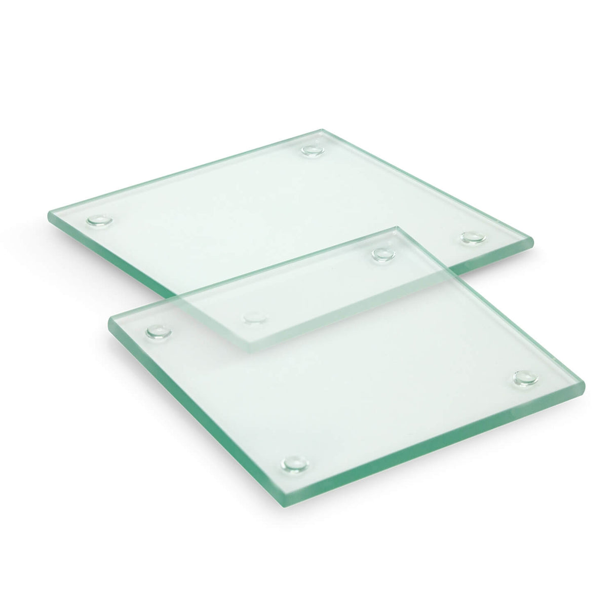 Venice Glass Coaster Set of 2 Square