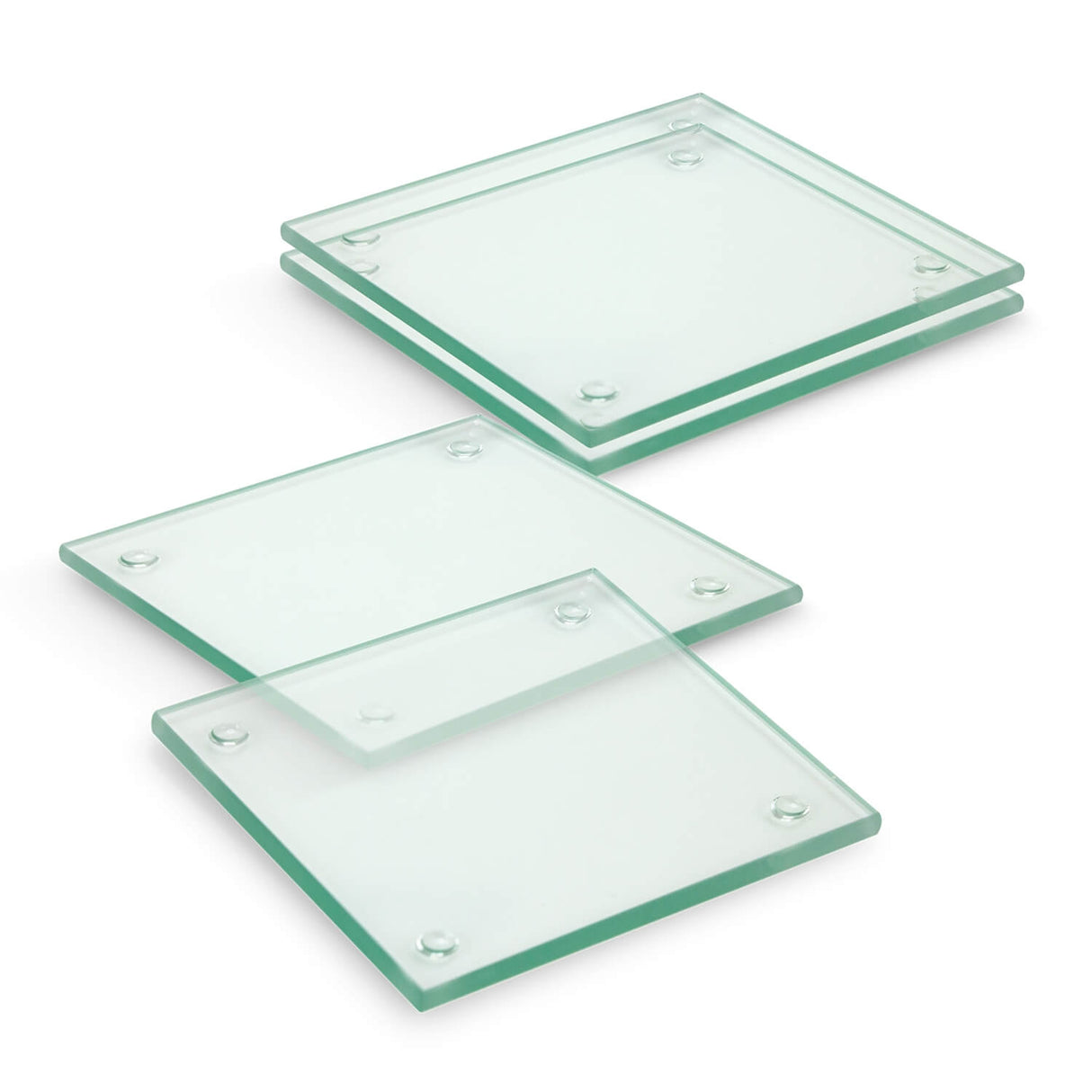 Venice Glass Coaster Set of 4 Square