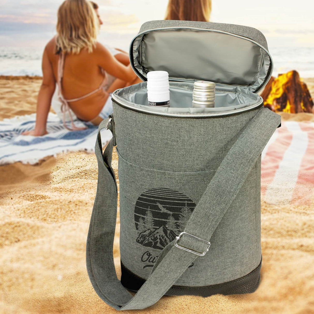 Nirvana Wine Cooler Bag - Printed