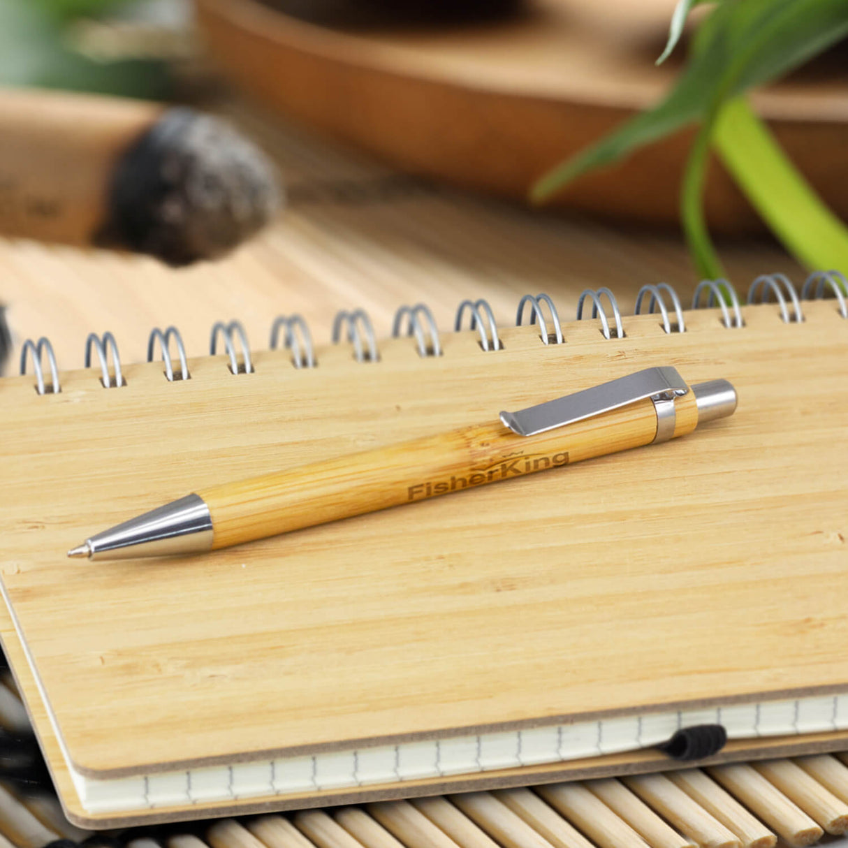 Ancona Bamboo Pen - Engraved