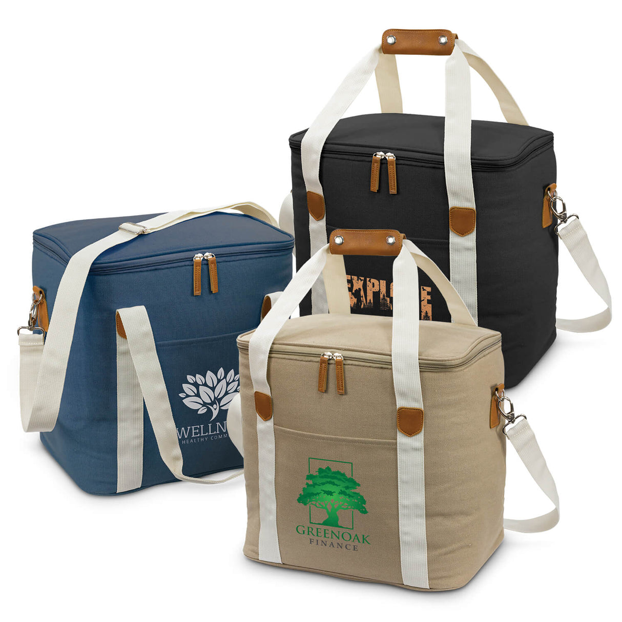32L Canvas Cooler Bag - Printed
