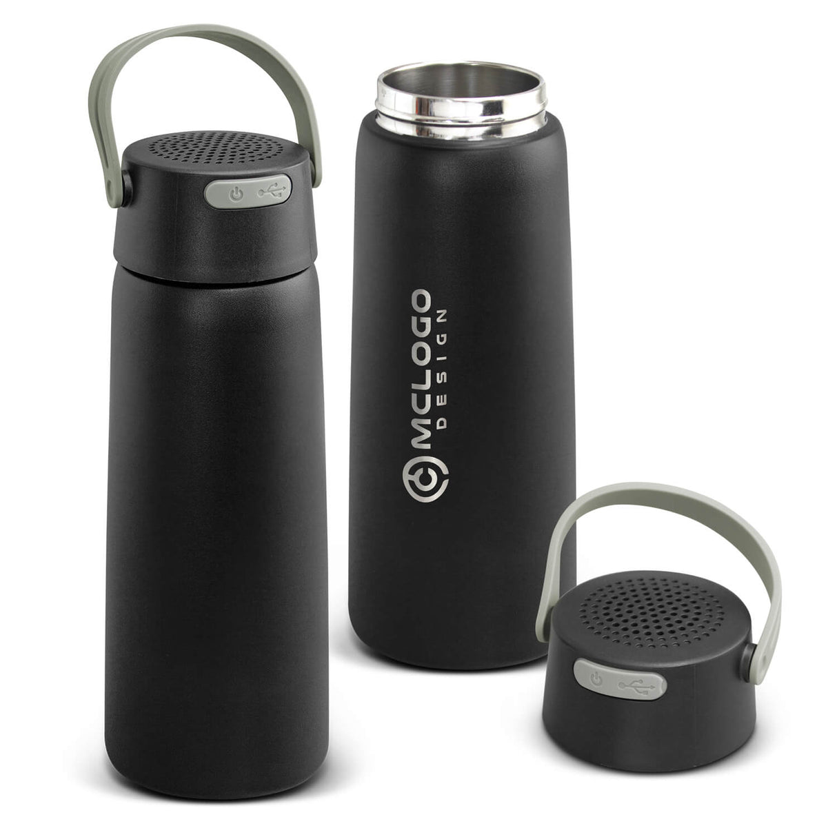 Bluetooth Speaker Vacuum Bottle - Engraved