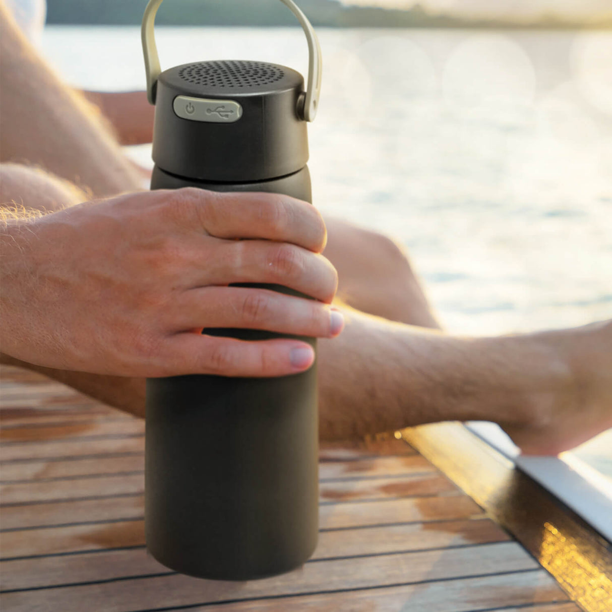 Bluetooth Speaker Vacuum Bottle - Engraved
