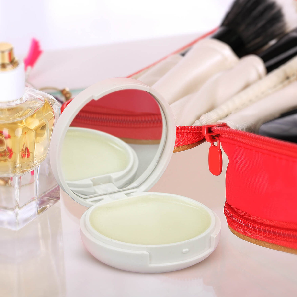 Compact Mirror and Lip Balm - Printed