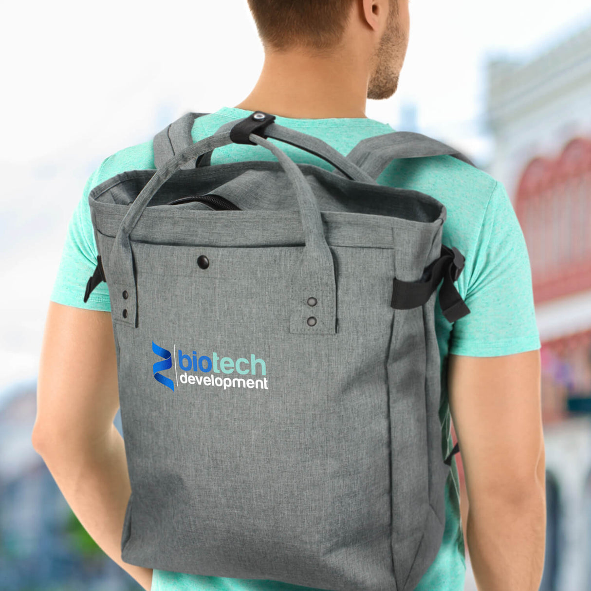 Newport Tote Backpack - Embroidered