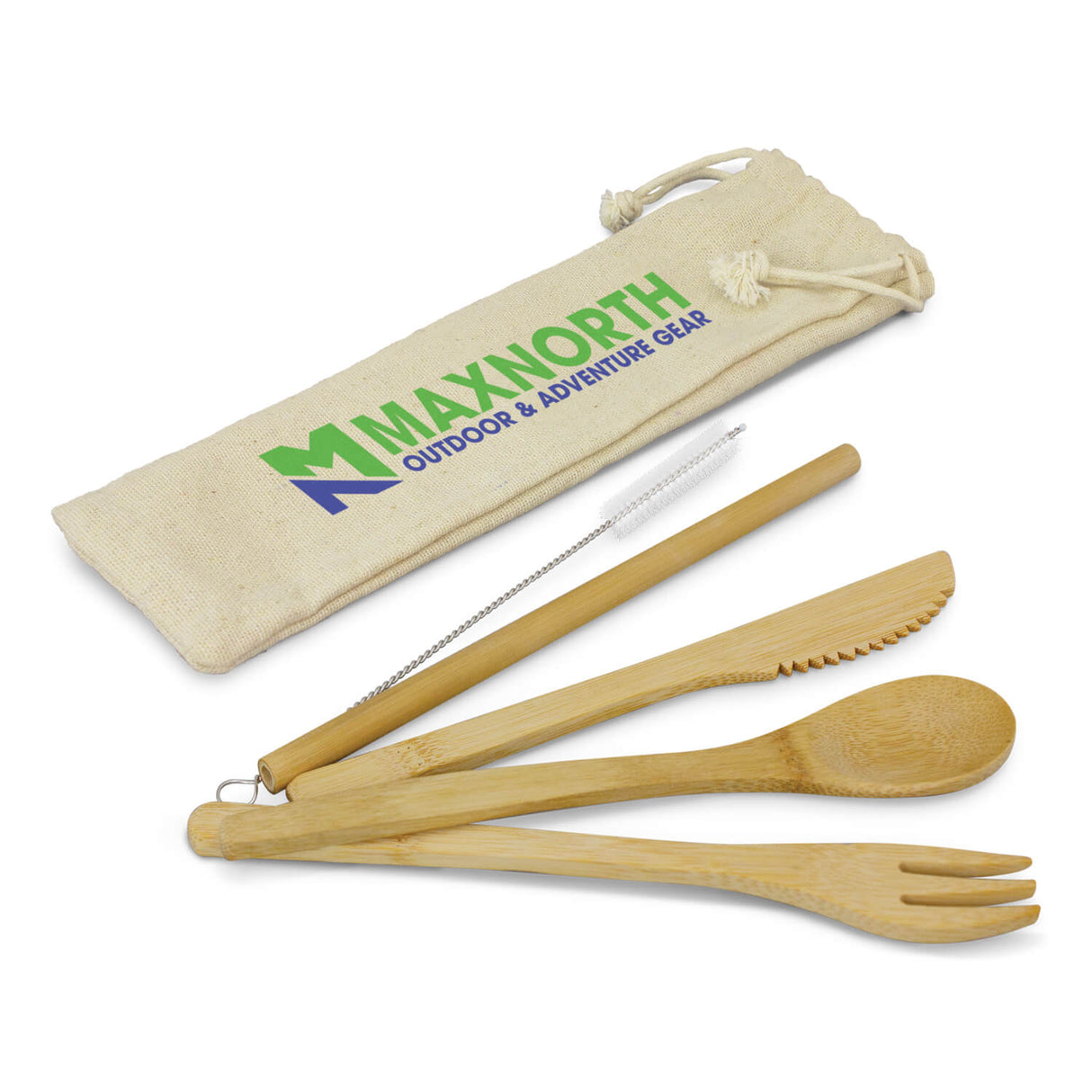 Bamboo Cutlery Set - Printed