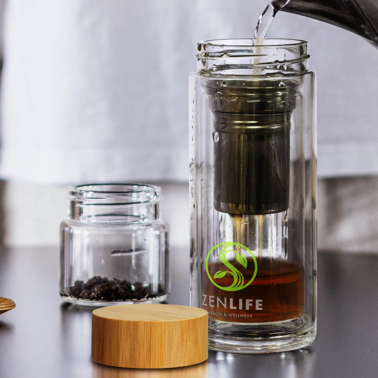 Tea Infuser Bottle - Printed