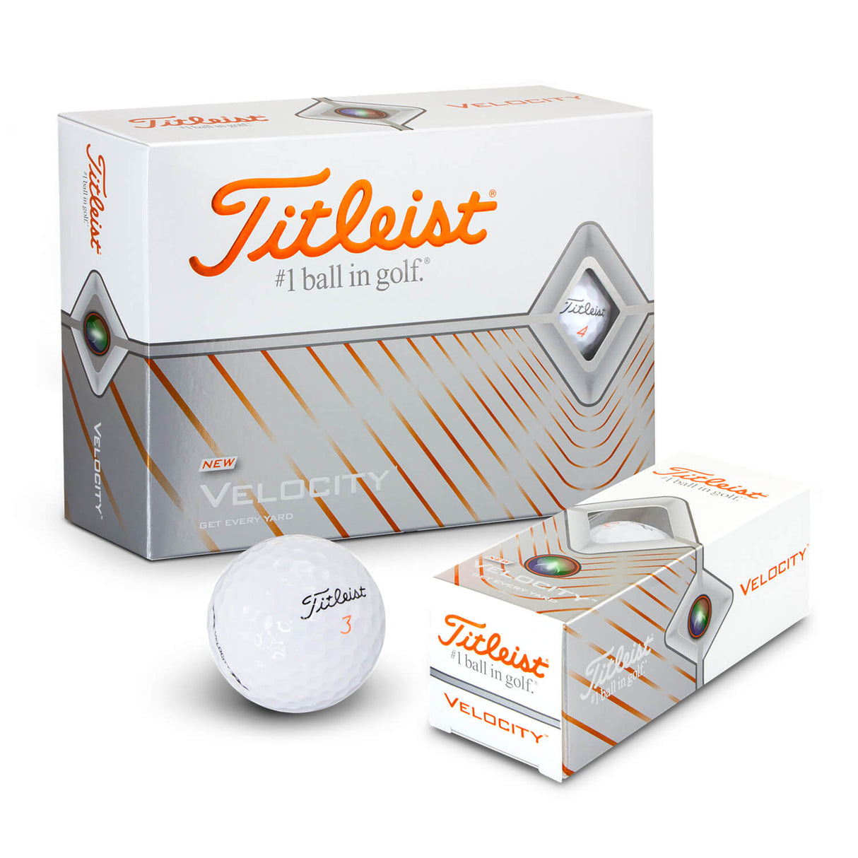 Titleist Velocity Golf Ball - Printed