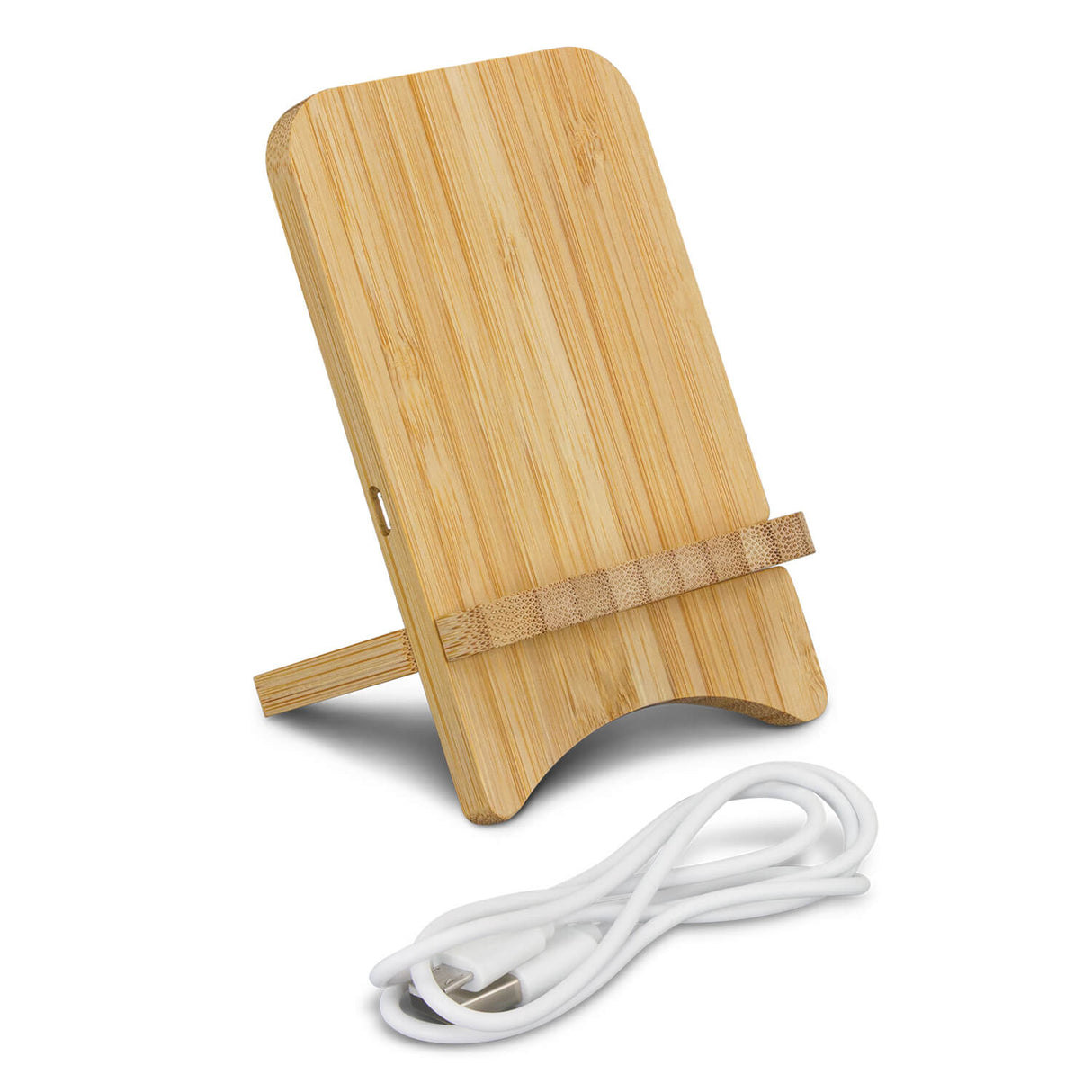 Bamboo Wireless Charging Stand - Printed
