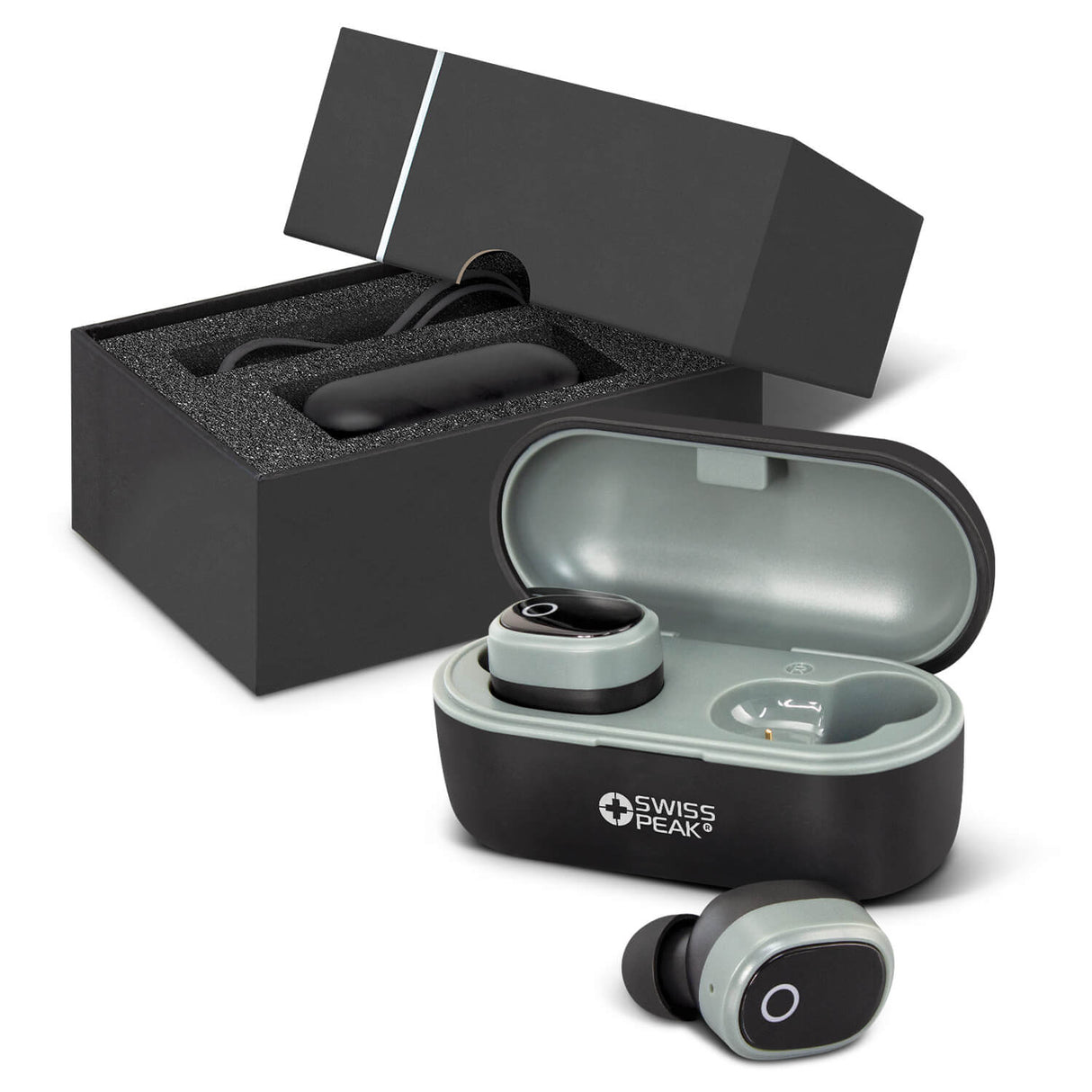 Swiss Peak TWS Earbuds - Printed