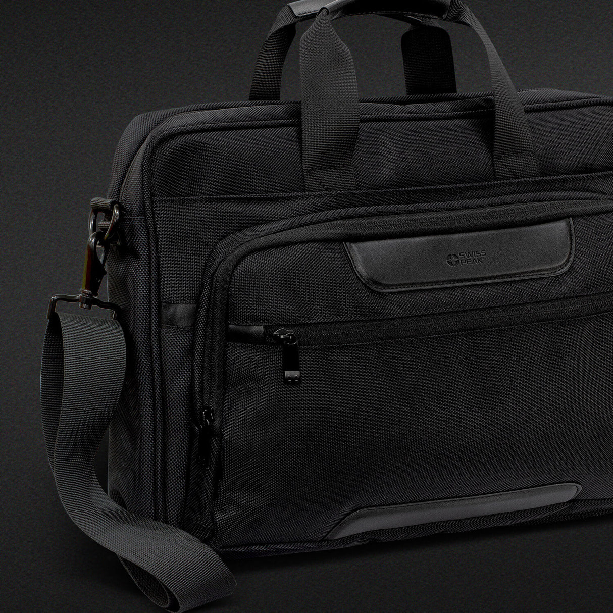 Swiss Peak Voyager Laptop Bag - Embroidered