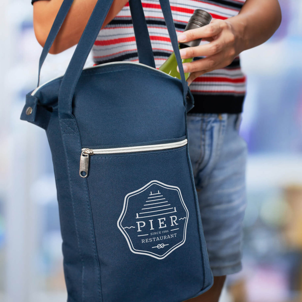 Wine Kooler Bag - Printed