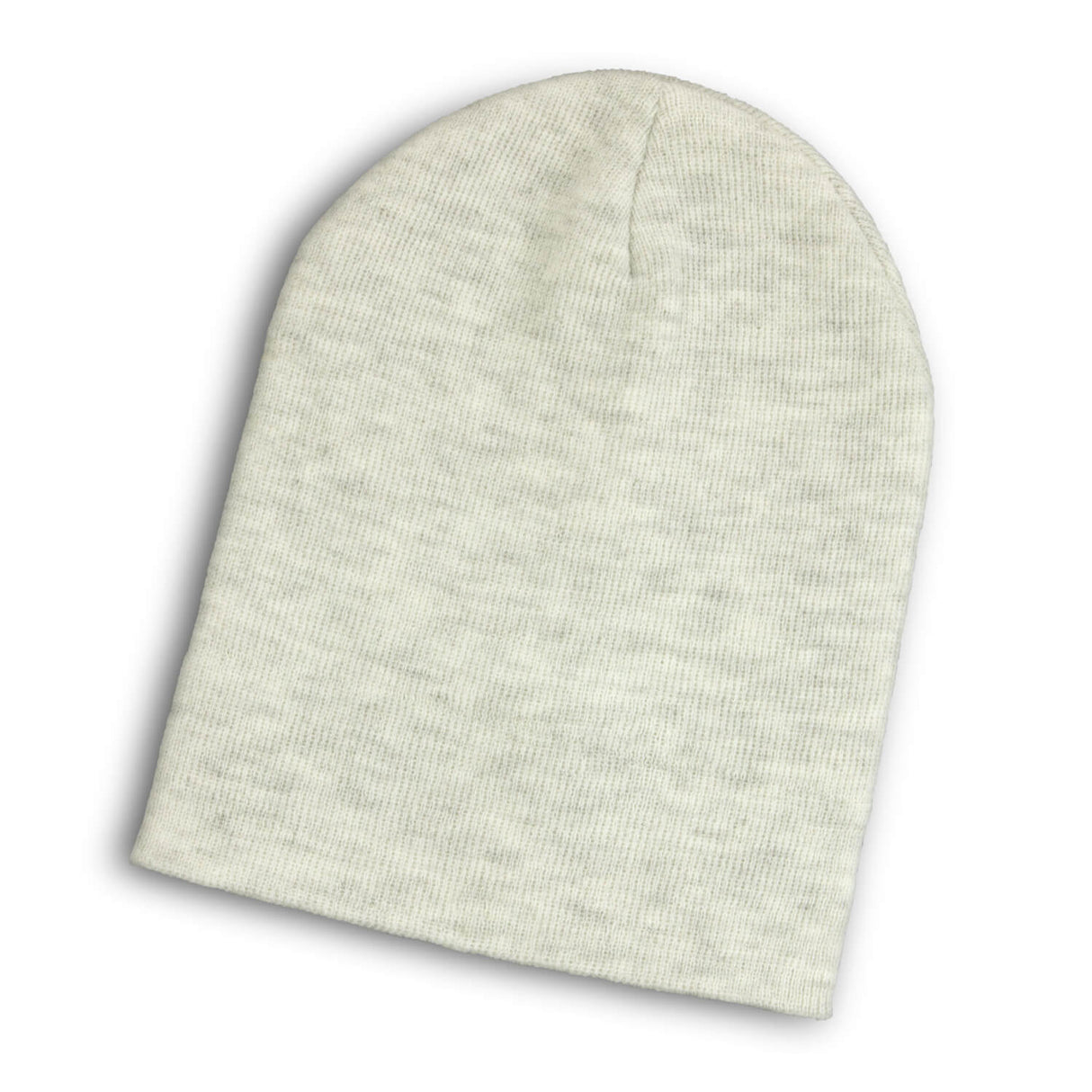 Heather Slouch Beanie - Embroidered