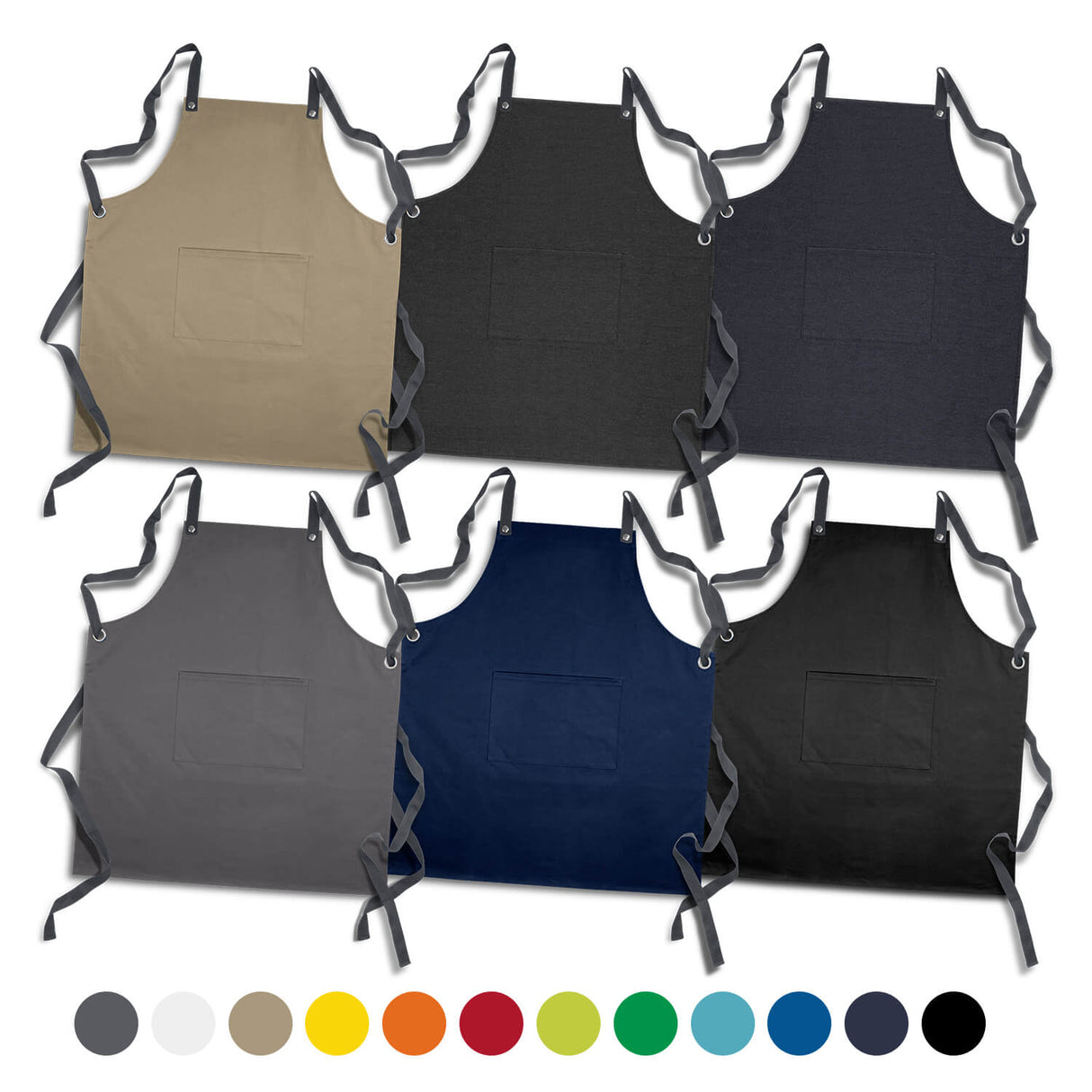 Cuisine Bib Apron -  Printed