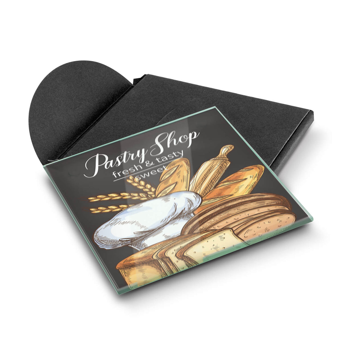 Venice Single Glass Coaster Square