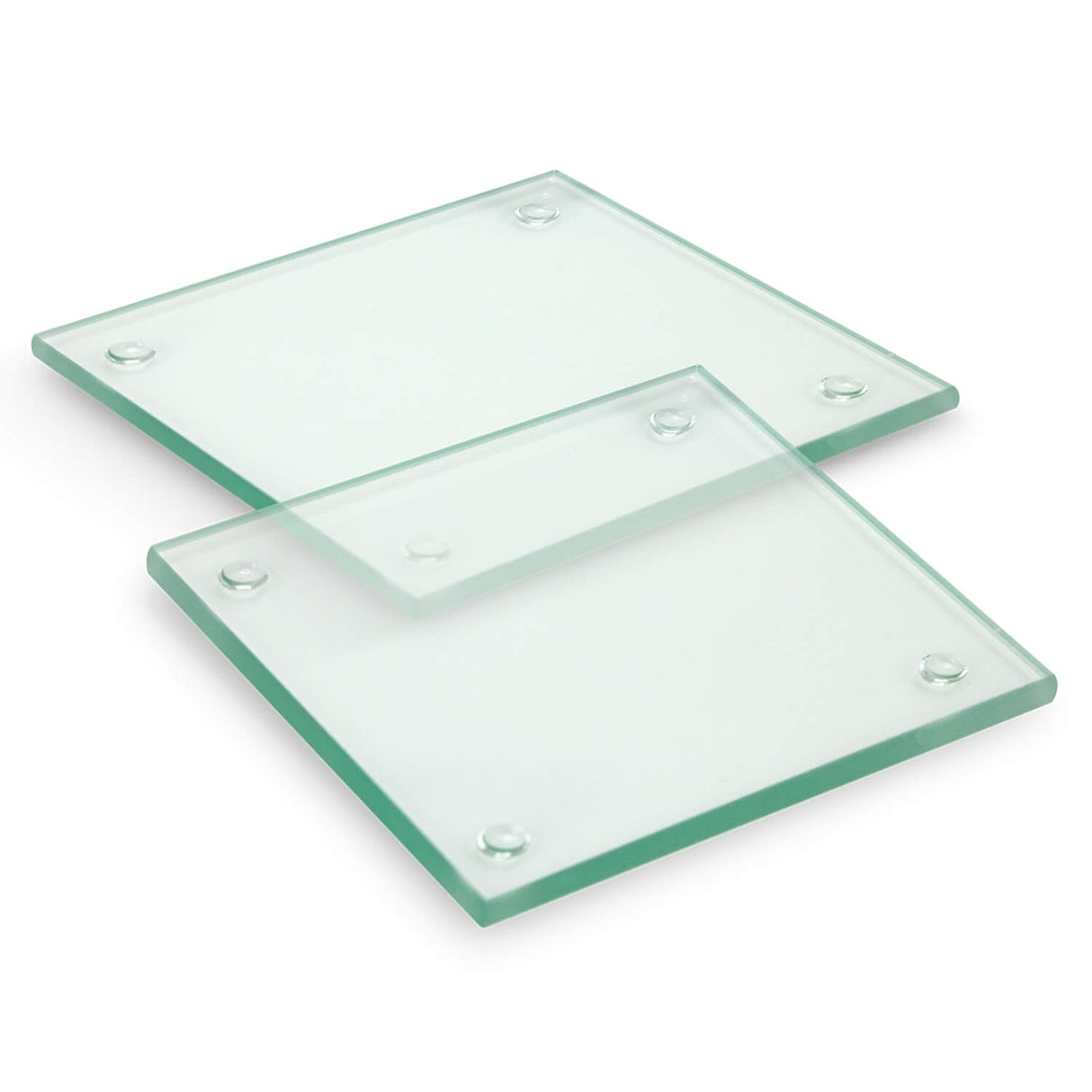 Venice Glass Coaster Set of 2 Square