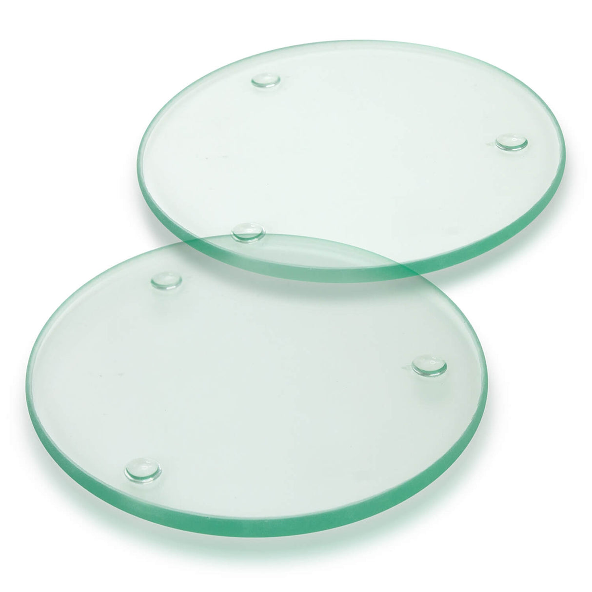 Venice Glass Coaster Set of 2 Round