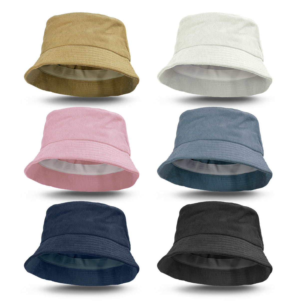 Madura Corduroy Bucket Hat - Embroidered