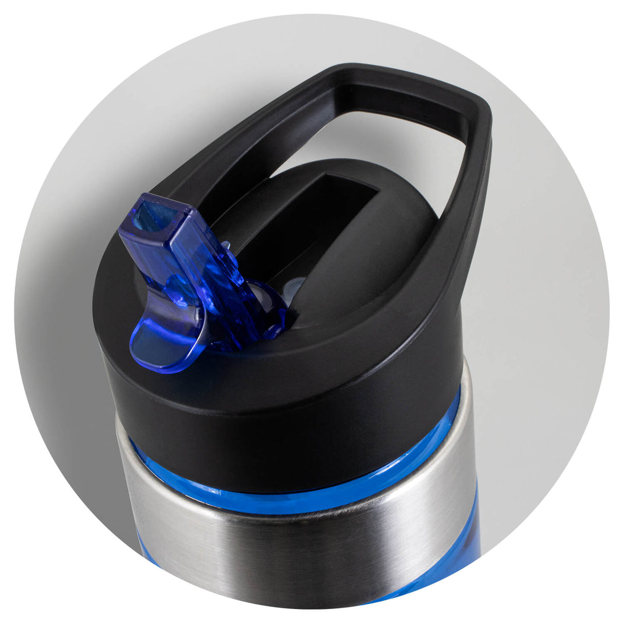 Stylish Translucent Drink Bottle 650ml - Printed