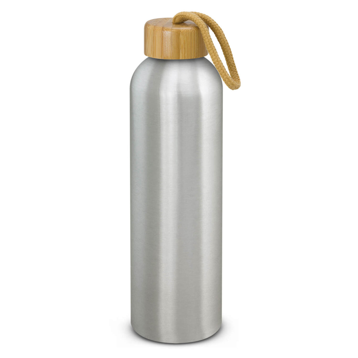Aluminium Bottle With Bamboo Lid 600ml