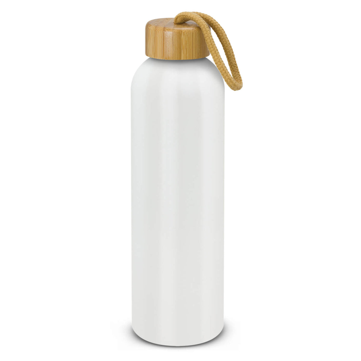 Aluminium Bottle With Bamboo Lid 600ml