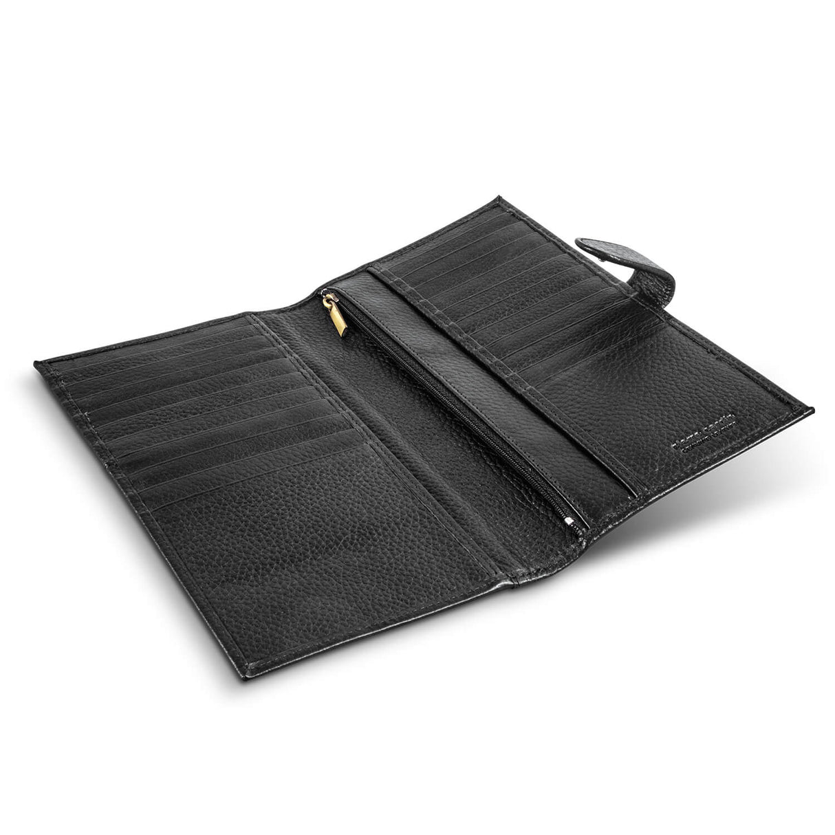 Pierre Cardin Leather Passport Wallet - Debossed