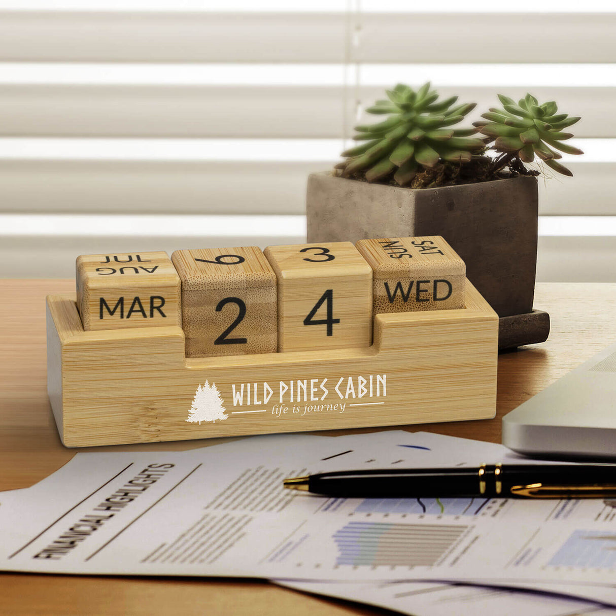 Bamboo Calendar - Printed