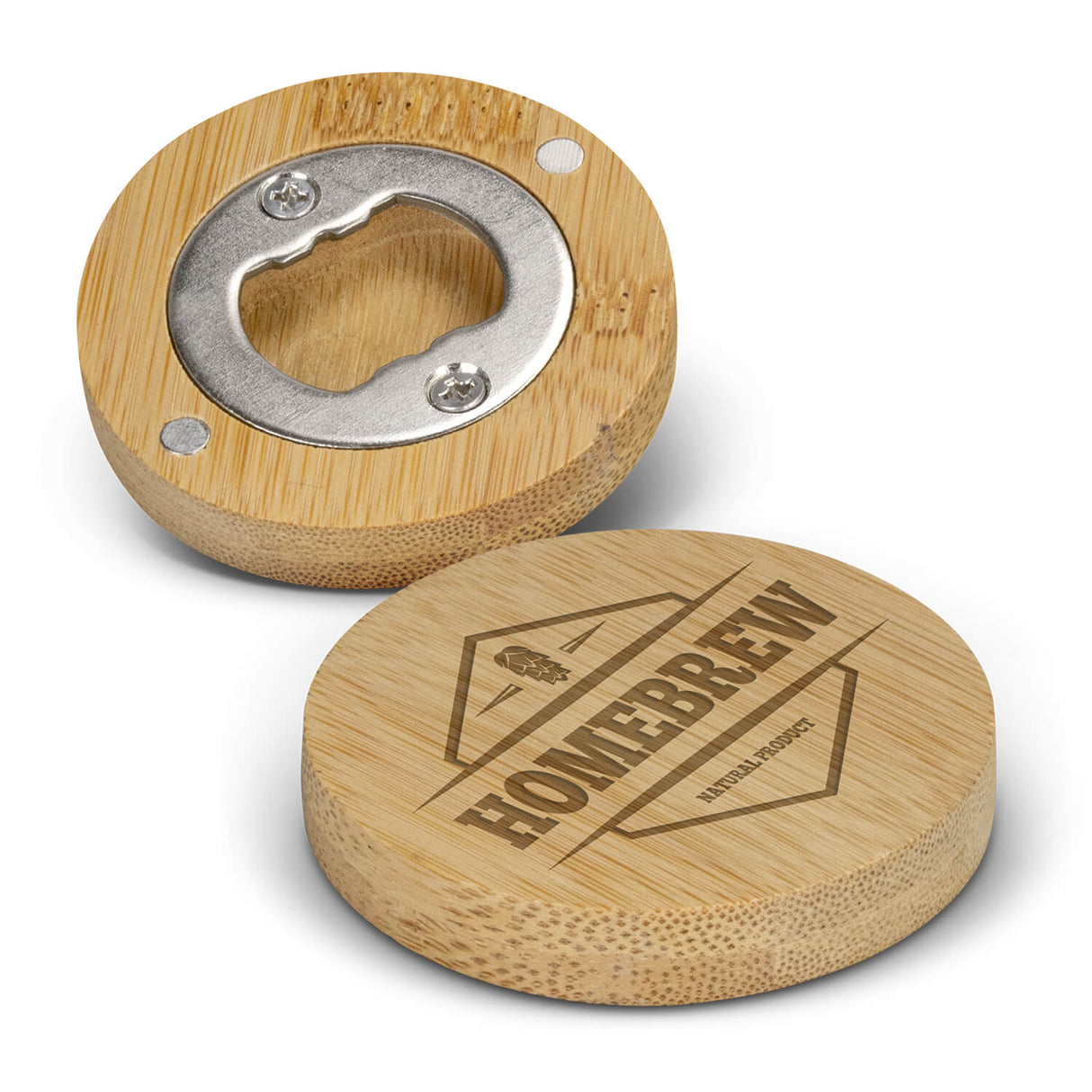 Bamboo Bottle Opener - Branded
