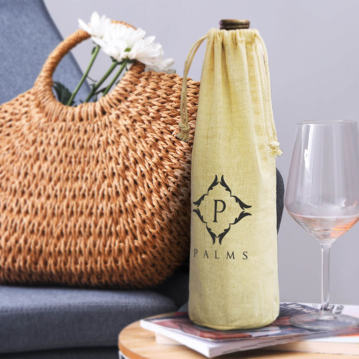 Cotton Bottle Gift Bag