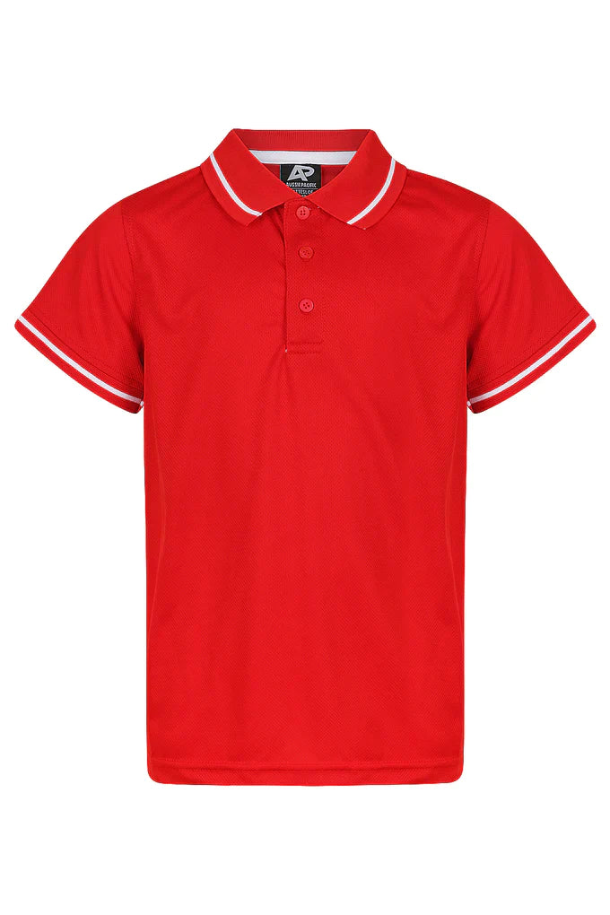 3319 Aussie Pacific Cottesloe Kids Polos Short Sleeve