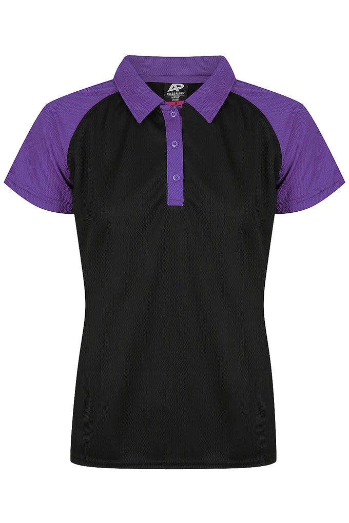 2318 Aussie Pacific Manly Ladies Polos Short Sleeve - Dark Colours