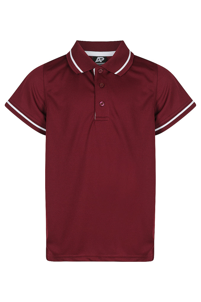 3319 Aussie Pacific Cottesloe Kids Polos Short Sleeve