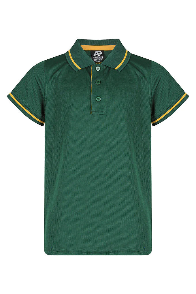 3319 Aussie Pacific Cottesloe Kids Polos Short Sleeve