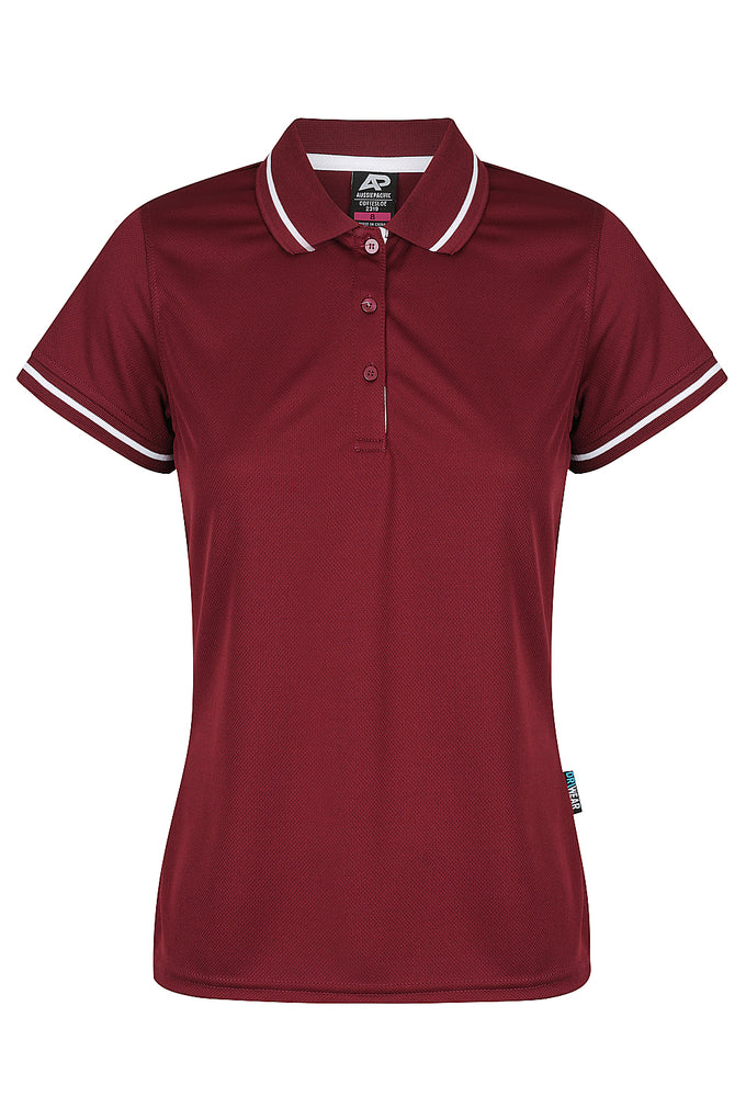 2319 Aussie Pacific Cottesloe Ladies Polos Short Sleeve